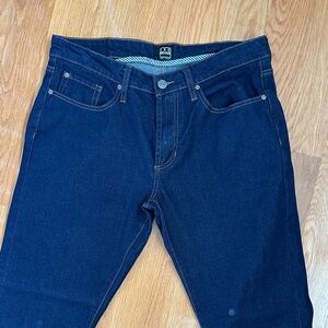 Ike Behar Deep Indigo Straight Jeans